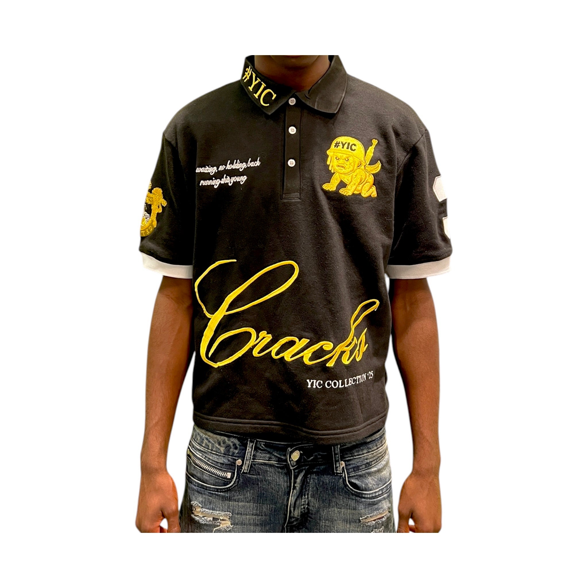 Black YIC Polo